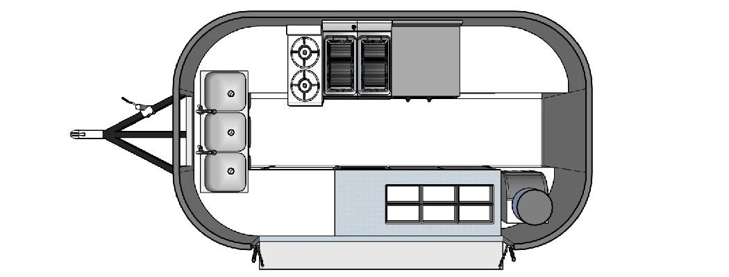 airstream food truck floor plan