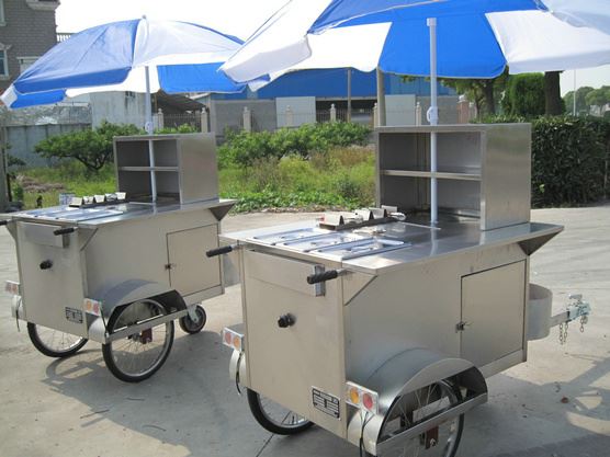 Towable Hot Dog Food Cart