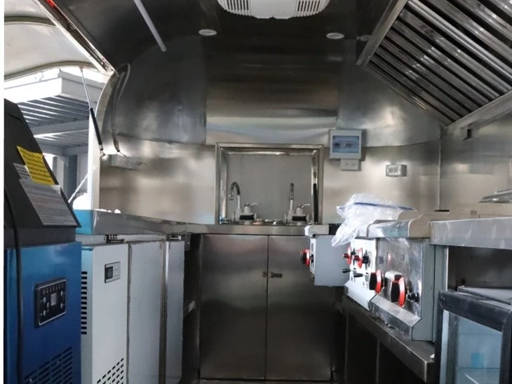 Small Stainless Steel Food Truck